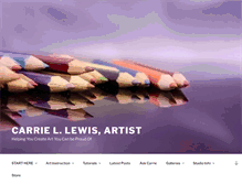 Tablet Screenshot of carrie-lewis.com